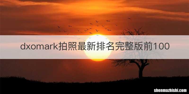 dxomark拍照最新排名完整版前100
