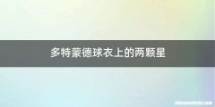 多特蒙德球衣上的两颗星