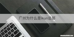 广州为什么是ikun总部