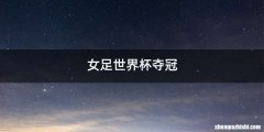 女足世界杯夺冠