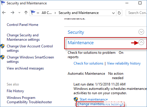 如何手动禁用Windows10/7自动维护
