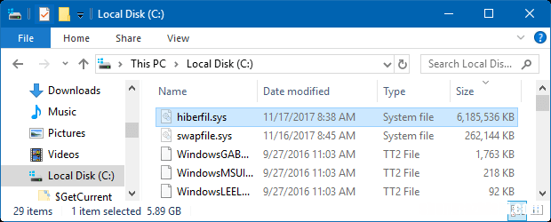休眠 如何删除Windows电脑中的Hiberfil.sys文件