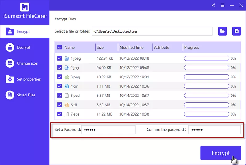 如何在Windows11/10电脑上为图片设置密码