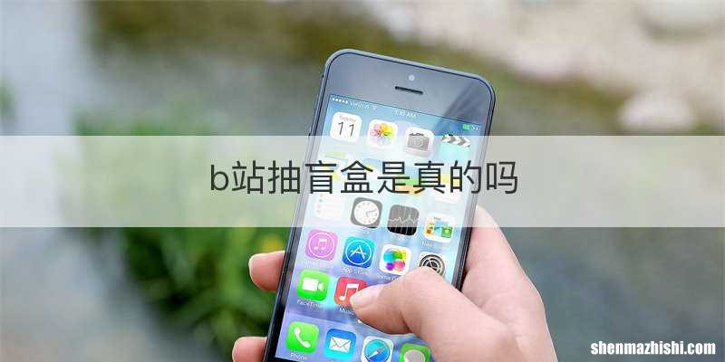 b站抽盲盒是真的吗