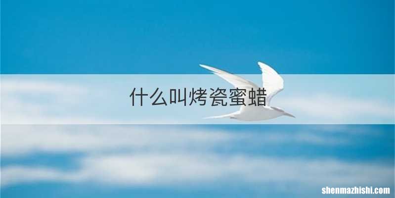 什么叫烤瓷蜜蜡