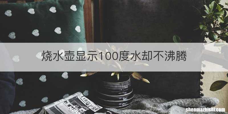 烧水壶显示100度水却不沸腾