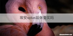 埃安splus延保要买吗