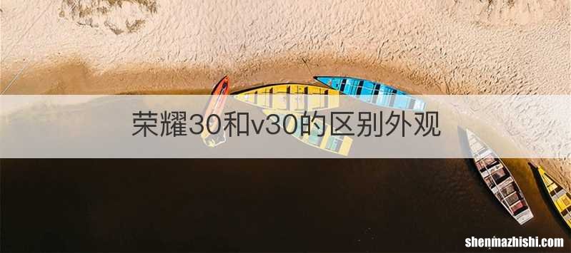 荣耀30和v30的区别外观