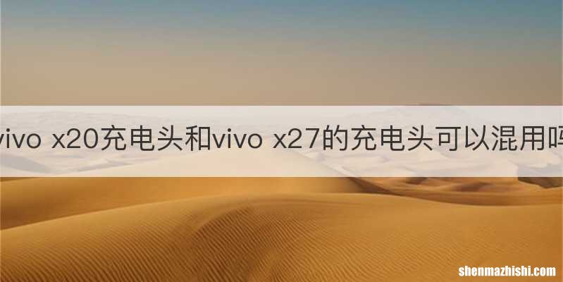 vivo x20充电头和vivo x27的充电头可以混用吗