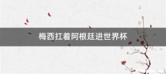 梅西扛着阿根廷进世界杯