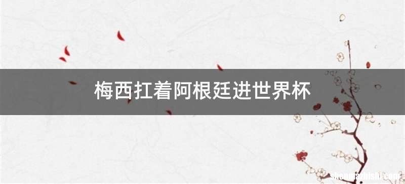 梅西扛着阿根廷进世界杯