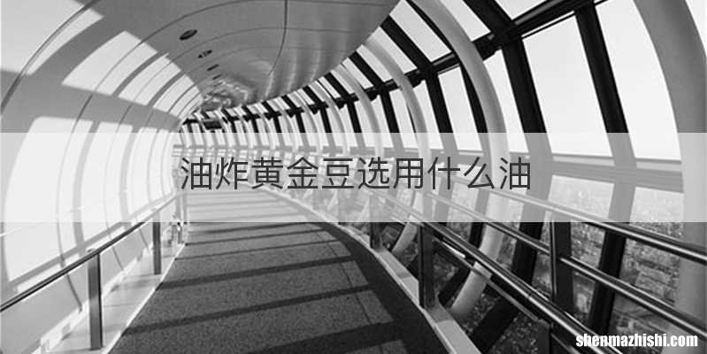 油炸黄金豆选用什么油