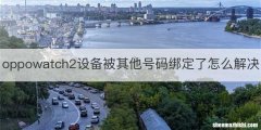 oppowatch2设备被其他号码绑定了怎么解决
