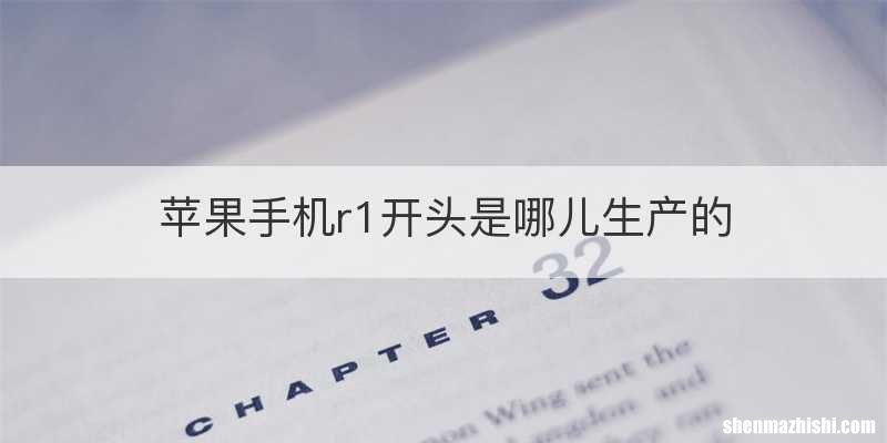 苹果手机r1开头是哪儿生产的
