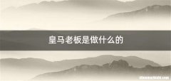 皇马老板是做什么的