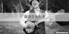 酸汤豆米丸子