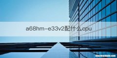 a68hm-e33v2配什么cpu