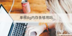 单根8g内存条够用吗
