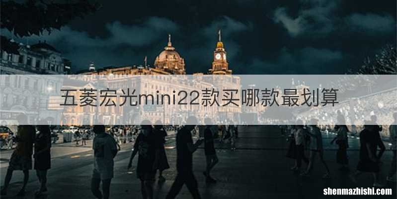 五菱宏光mini22款买哪款最划算