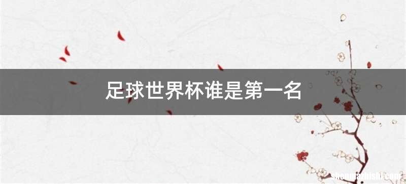 足球世界杯谁是第一名
