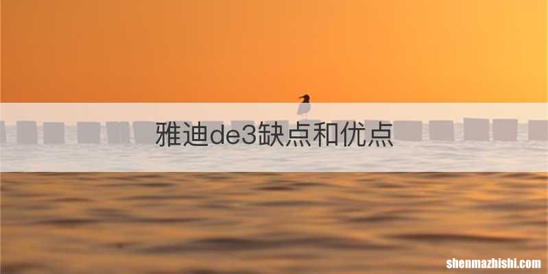 雅迪de3缺点和优点