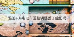 雅迪e8s电动车遥控钥匙丢了能配吗