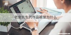 老舍先生的作品被誉为什么