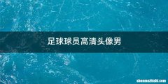 足球球员高清头像男
