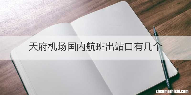 天府机场国内航班出站口有几个