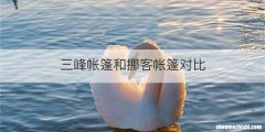 三峰帐篷和挪客帐篷对比