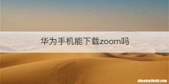 华为手机能下载zoom吗