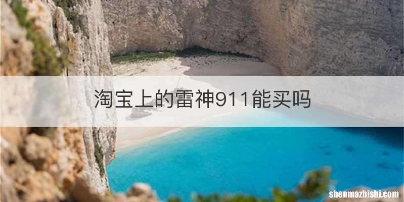 淘宝上的雷神911能买吗