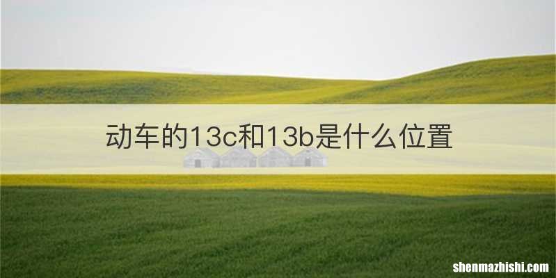 动车的13c和13b是什么位置