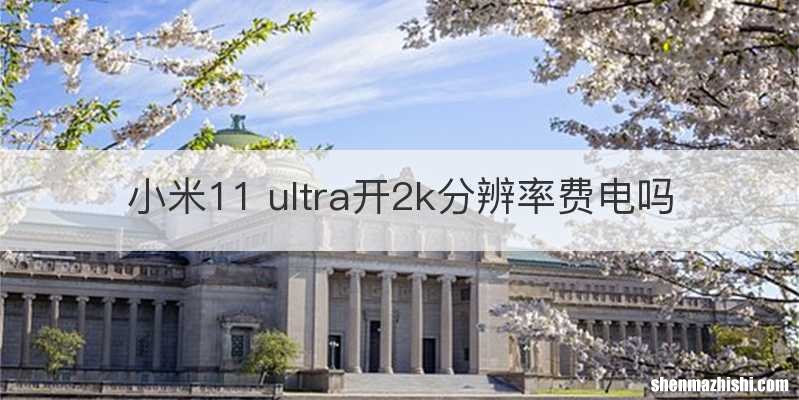 小米11 ultra开2k分辨率费电吗