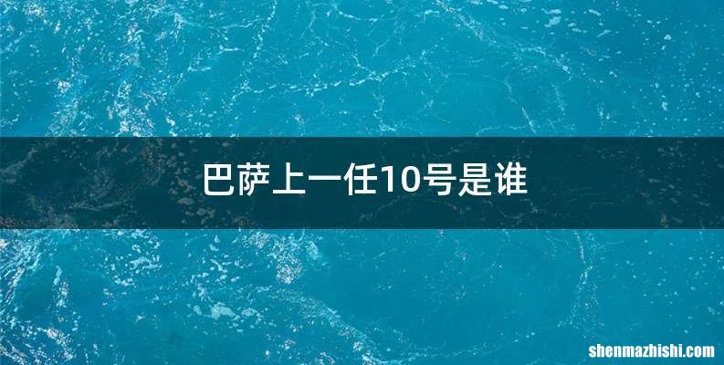 巴萨上一任10号是谁