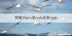 荣耀30pro是ryyb还是rggb