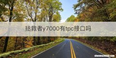 拯救者y7000有tpc接口吗