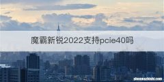 魔霸新锐2022支持pcie40吗