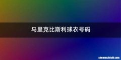 马里克比斯利球衣号码