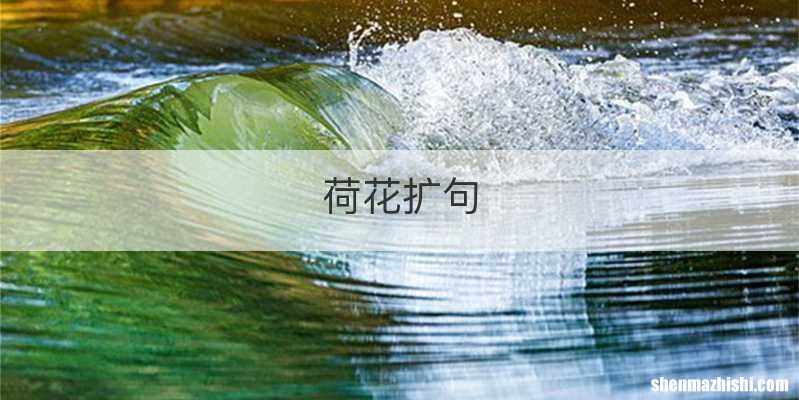 荷花扩句