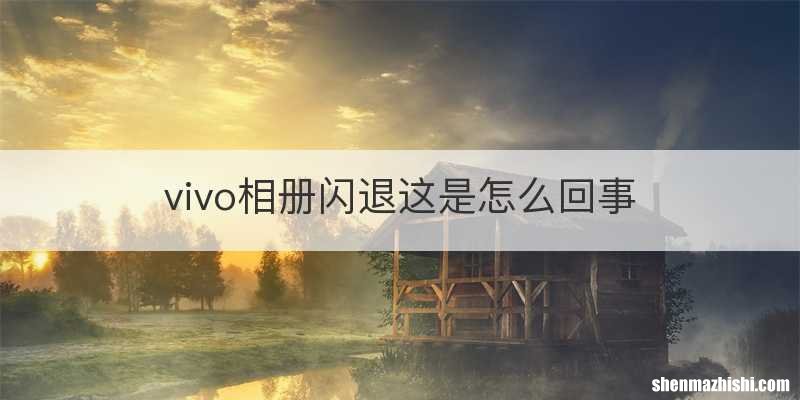 vivo相册闪退这是怎么回事