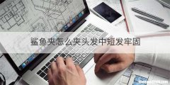 鲨鱼夹怎么夹头发中短发牢固