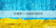 红楼梦1-10回好词好句