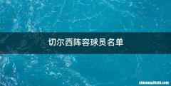 切尔西阵容球员名单
