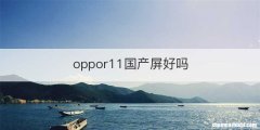 oppor11国产屏好吗