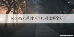 iqoo8pro和小米11u对比哪个好