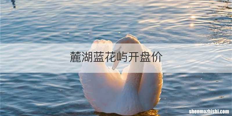 麓湖蓝花屿开盘价