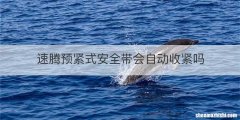 速腾预紧式安全带会自动收紧吗