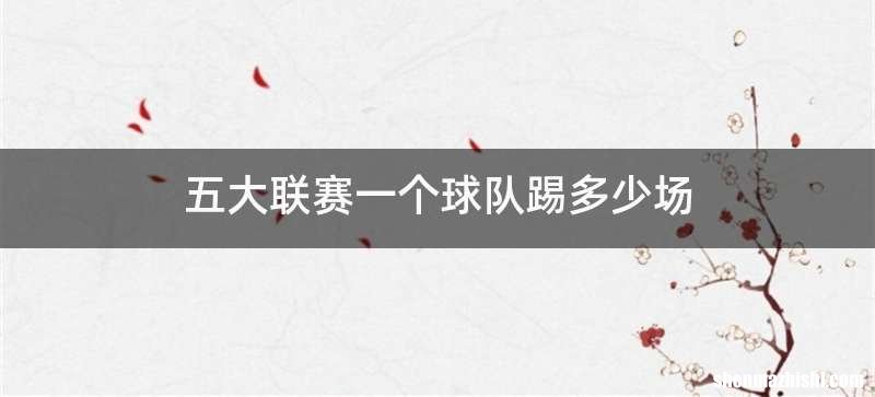 五大联赛一个球队踢多少场