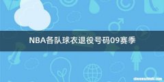 NBA各队球衣退役号码09赛季